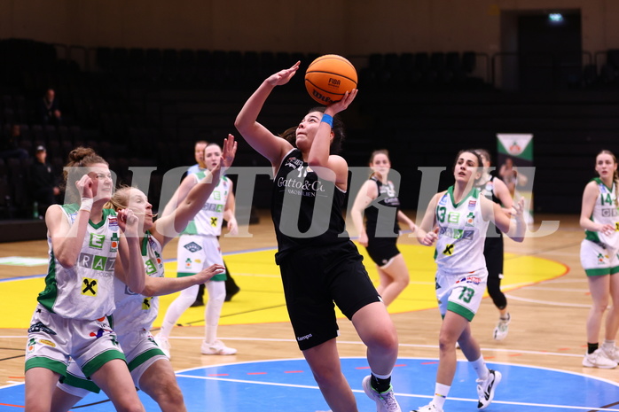 02.03.2024, Graz, Raiffeisen Sportpark, Basketball Damen Superliga 2023/24, Grunddurchgang 14.Runde, UBI Holding Graz - Basket Flames Women ,  