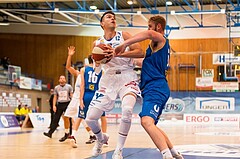Basketball, ABL 2017/18, Grunddurchgang 2.Runde, Oberwart Gunners, UBSC Graz, Benjamin Blazevic (12)