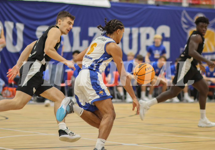 Basketball Zweite Liga 2024/25, Grunddurchgang 10.Runde BBU Salzburg vs. Raiders Tirol


