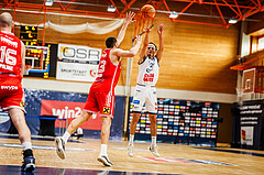 Basketball, win2day Basketball Superliga 2024/25, Playoffs Viertelfinale 2. Spiel
, BBC Nord Dragonz, Flyers Wels, Lukas Hahn (25)
