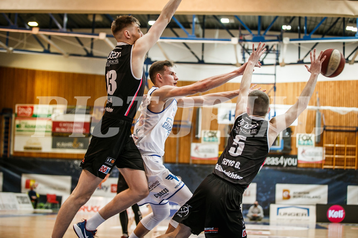 Basketball, bet-at-home Basketball Superliga 2020/21, Platzierungsrunde, 5. Runde, Oberwart Gunners, Flyers Wels, Edi Patekar (9)
