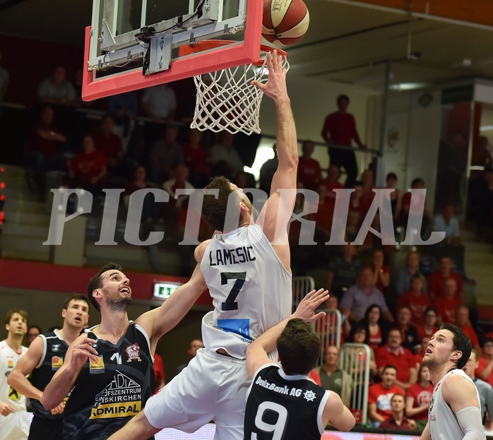 Basketball ABL 2015/16 Playoff Halbfinale Spiel 1 WBC Wels vs Traiskirchen Lions