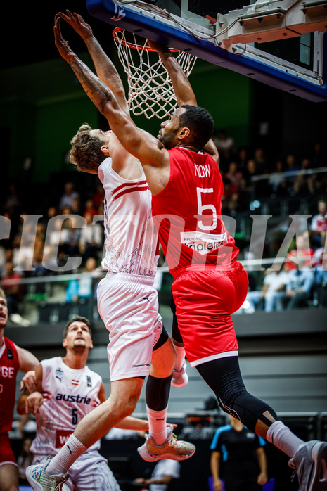 Basketball, AUT vs. NOR, Austria, Norway, Benedikt Güttl (21), Chris-Ebou Ndow (5)