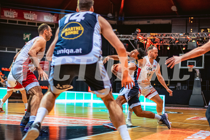 Basketball, Win2Day Superliga 2022/23, 4. Platzierungsrunde, BC Vienna, Gmunden Swans, #Dwayne Lautier-Ogunleye (23)# Basketball, Win2Day Superliga 2022/23, 4. Platzierungsrunde, BC Vienna, Gmunden Swans, #Dwayne Lautier-Ogunleye (23)#