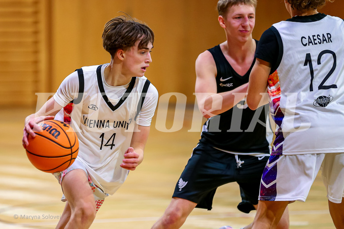 01.12.2024 Österreichischer Basketballverband 2024/25, SLMU16, Post SV Wien vs. Swarco Raiders