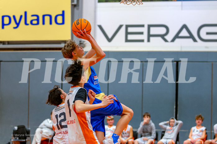14.12.2024 Österreichischer Basketballverband 2024/25, SLMU14, Basket Dukes vs. SKN St. Pölten
