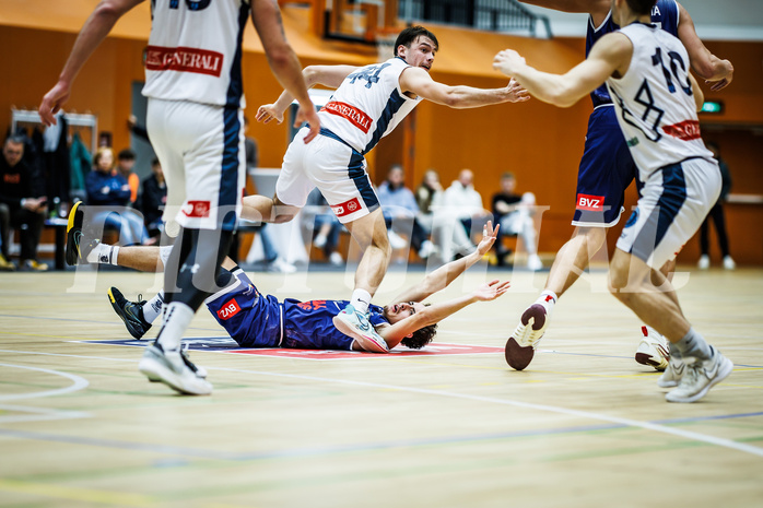 Basketball, Win2Day Superliga 2023/24, Grunddurchgang 7.Runde, Vienna Timberwolves, BBC Nord Dragonz, Ivor Kuresevic (44), Lukas Hahn (25)
