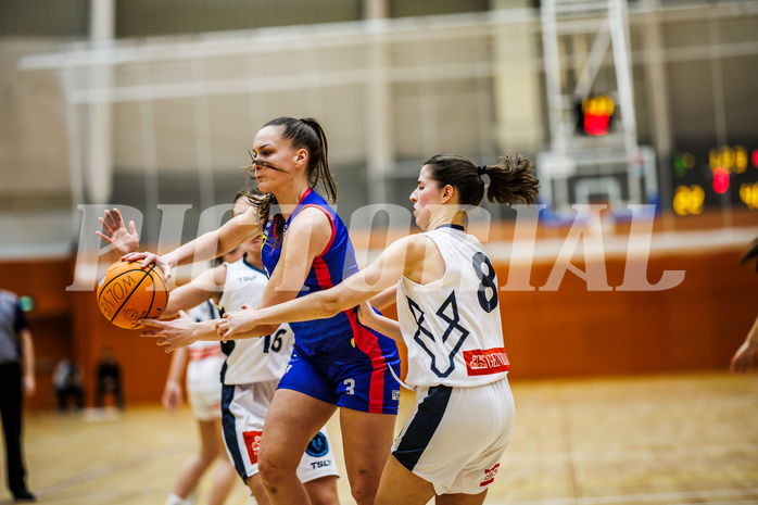 Basketball, Win2Day Basketball Damen Superliga 2024/25, Grunddurchgang 10.Runde, Vienna Timberwolves, UBSC DBBC Graz, Lara Petrovic (3)