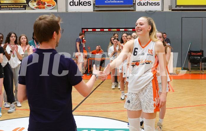 Superliga 2022/23, WU19 Finale, Siegerehrung Basketduchess Klosterneuburg vs. Vienna United


