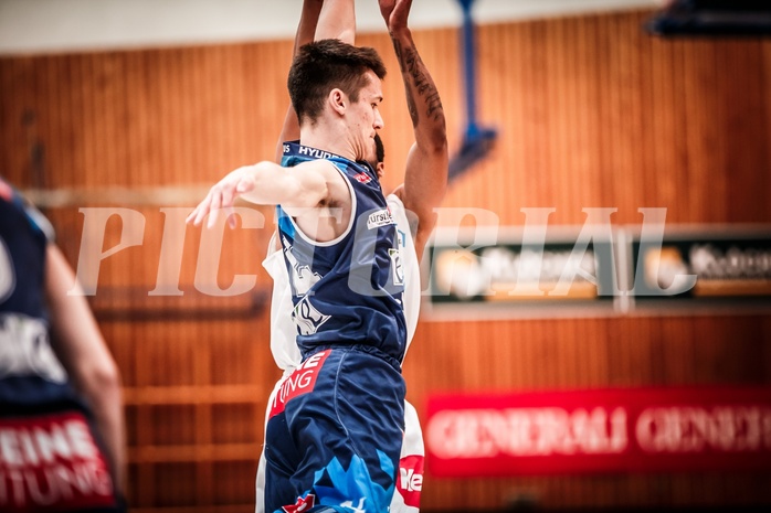 Basketball, ABL 2017/18, Grunddurchgang 33.Runde, Oberwart Gunners, Kapfenberg Bulls, Jerome Seagears (5)