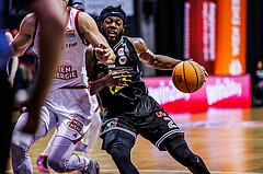 Basketball, Win2Day Superliga 2024/25, Grunddurchgang 17.Runde, BC Vienna, Flyers Wels, Damion Rosser (2)