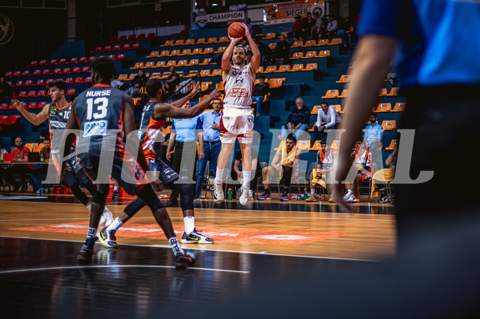 Basketball, Win2Day Superliga 2022/23, 2. Platzierungsrunde, BC Vienna, Klosterneuburg Dukes, Enis Murati (44)