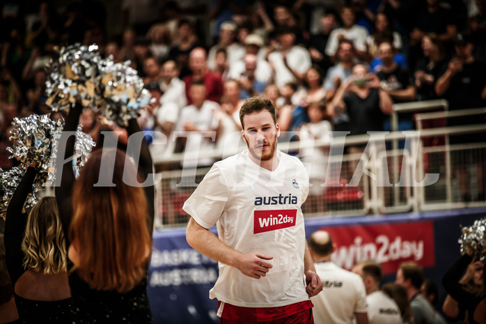 Basketball, FIBA EuroBasket 2025 Qualifiers , , AUSTRIA, IRELAND, Jakob PÖLTL (12)