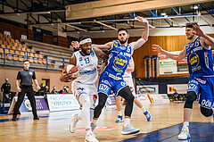 Basketball, bet-at-home Basketball Superliga 2020/21, Grunddurchgang, 14. Runde, Oberwart Gunners, Gmunden Swans, Quincy Diggs (13)