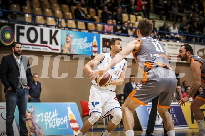 Basketball, ABL 2018/19, Grunddurchgang 13.Runde, Oberwart Gunners, Klosterneuburg Dukes, Andrius Mikutis (5)