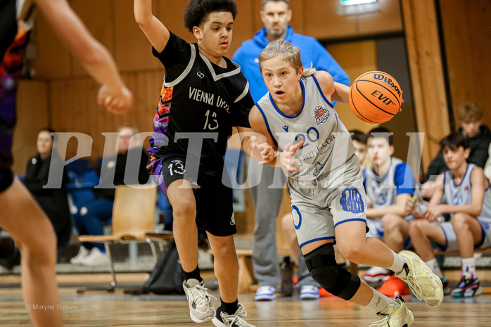 09.03.2025 Österreichischer Basketballverband 2024/25, SLMU14, STARS Basketball vs Vienna United