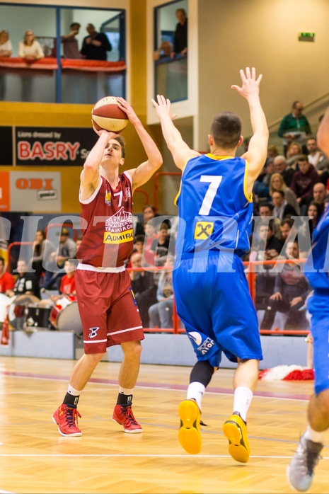 Basketball ABL 2015/16 Grunddurchgang 30.Runde Traiskirchen Lions vs. UBSC Graz