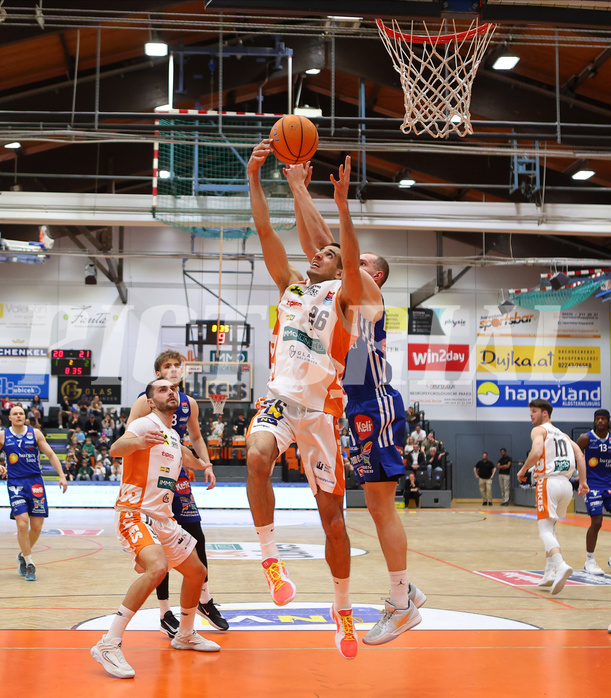 Basketball Superliga 2024/25, 9.Plazierungsrunde Klosterneuburg Dukes vs. Oberwart Gunners