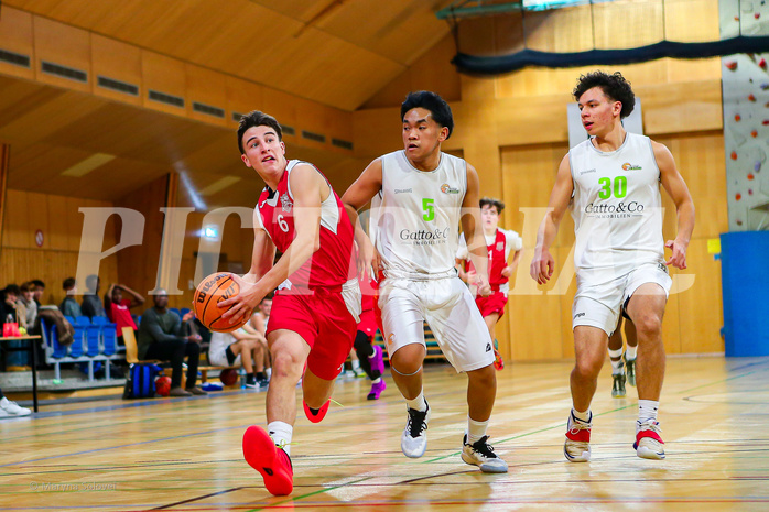 26.11.2024 Österreichischer Basketballverband 2024/25, SLMU19 Basket Flames vs. Mattersburg Rocks