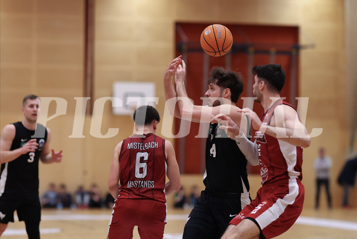 Basketball Zweite Liga 2024/25, Grunddurchgang 21.Runde Mistelbach Mustangs vs. Raiders Tirol