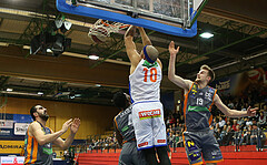 Basketball Superliga 2018/19, 3.Plazierungsrunde Kapfenberg Bulls vs. Klosterneuburg Dukes


