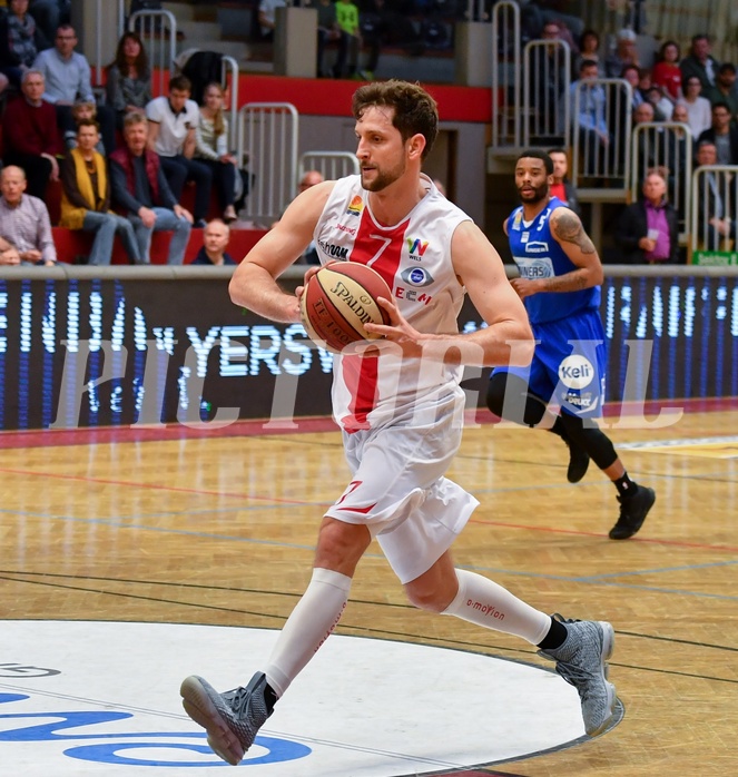 Basketball ABL 2017/18 Grunddurchgang 30. Runde Flyers Wels vs Oberwart Gunners