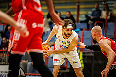 Basketball, win2day Basketball Superliga 2024/25, Grunddurchgang 8.Runde, SKN St. Pölten, Flyers Wels, Andrew Sims (32)