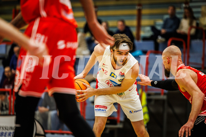 Basketball, win2day Basketball Superliga 2024/25, Grunddurchgang 8.Runde, SKN St. Pölten, Flyers Wels, Andrew Sims (32)