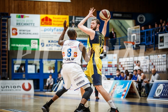 Basketball, ABL 2018/19, Grunddurchgang 27.Runde, Oberwart Gunners, BC Vienna, Luka Nikolic (13)