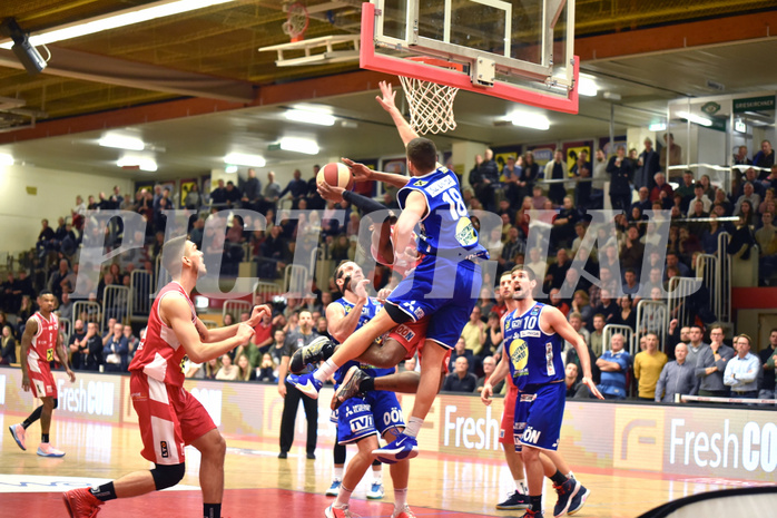 Basketball Superliga 2019/20,  1.Plazierungsrunde Flyers Wels vs. Gmunden Swans



