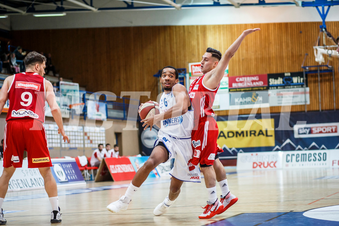 Basketball, Admiral Basketball Superliga 2019/20, Grunddurchgang 14.Runde, Oberwart Gunners, BC Vienna, Lawrence Alexander (6)