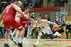 Basketball, Superliga 2023/24, Grunddurchgang 20. Runde, Flyers Wels vs. BC Vienna,