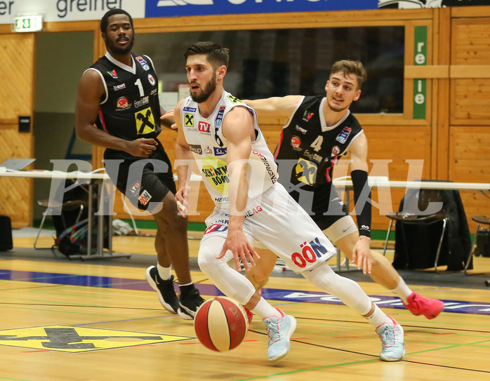 Basketball Superliga 2020/21, Grunddurchgang 15.Runde Gmunden Swans vs. Flyers Wels


