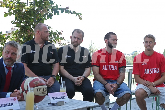 Basketball ÖBV 2019, Pressekonferenz  vs. 