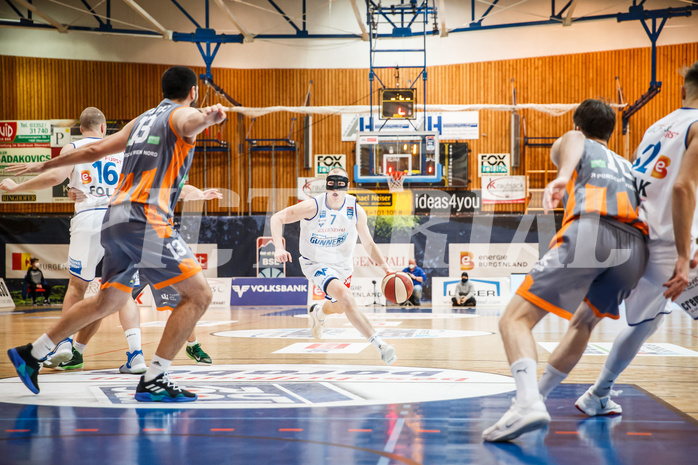 Basketball, bet-at-home Basketball Superliga 2020/21, Platzierungsrunde, 2. Runde, Oberwart Gunners, Klosterneuburg Dukes, Sebastian Käferle (7)