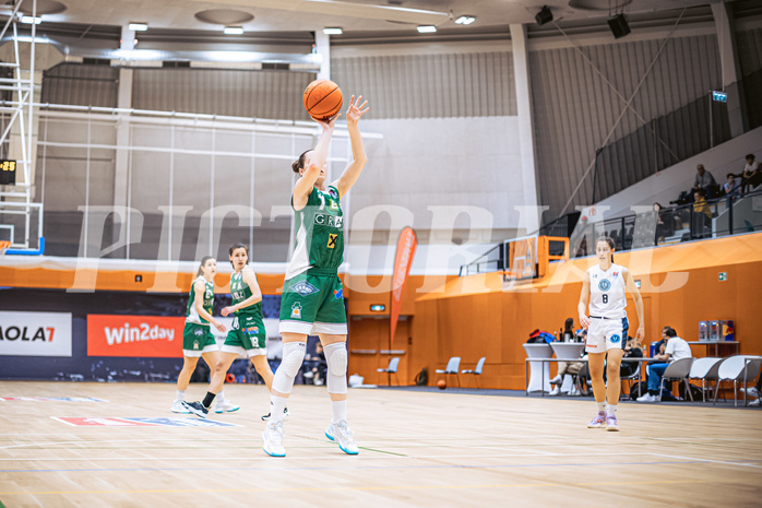 Basketball, Win2Day Basketball Damen Superliga 2022/23, Grunddurchgang 6.Runde, Vienna D.C. Timberwolves, UBI Holding Graz, Simone Schwarzinger (7)