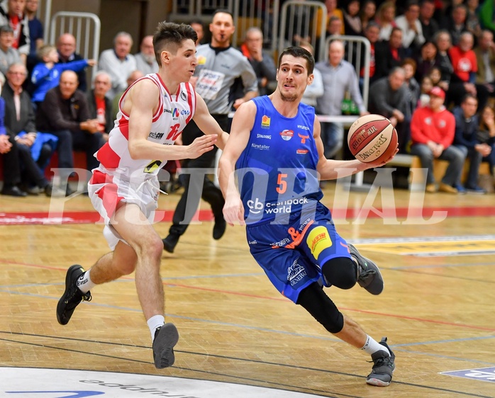 Basketball ABL 2018/19 Grunddurchgang 22. Runde Flyers Wels vs Bulls Kapfenberg
