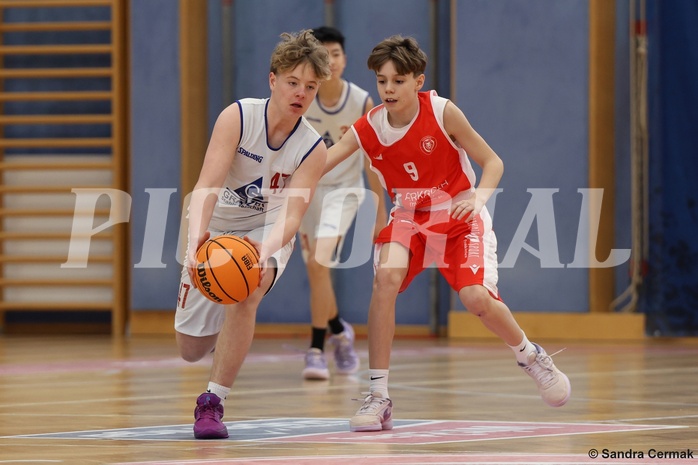 Basketball Superliga 2024/25, SLMU14 Traiskirchen Lions Academy vs. ATSE Graz


