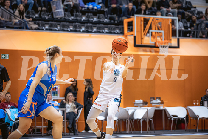 Basketball, Win2Day Basketball Damen Superliga 2022/23, Grunddurchgang 3.Runde, Vienna Timberwolves, DBB LZ OÖ, Aleksandra Novakovic (8)
