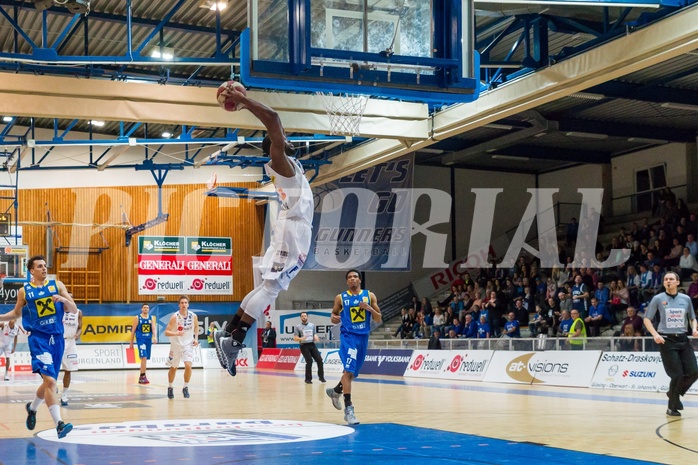 Basketball ABL 2015/16 Grunddurchgang 28.Runde Oberwart Gunners vs. UBSC Graz