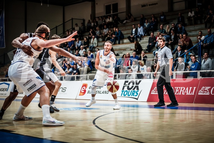 Basketball, ABL 2018/19, Grunddurchgang 1.Runde, Oberwart Gunners, Flyers Wels, Hayden Lescault (11)