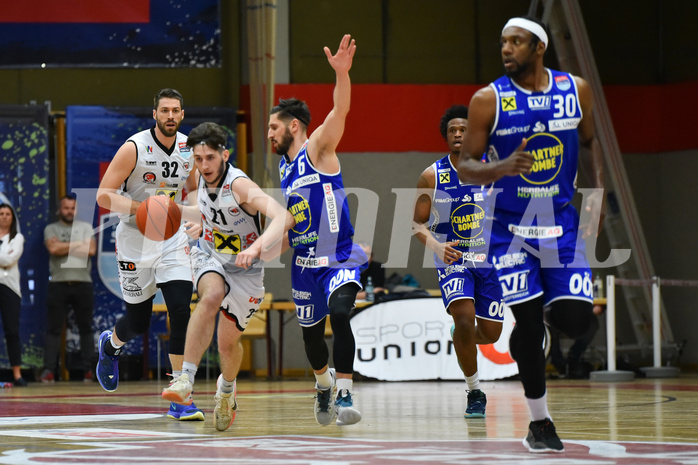 Basketball Superliga 2021/22, 
Viertelfinale Spiel 4, Flyers Wels vs Swans Gmunden