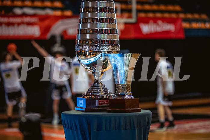 Basketball, Win2Day Superliga 2022/23, Playoff, Finale Spiel 4, BC Vienna, Gmunden Swans, Pokal