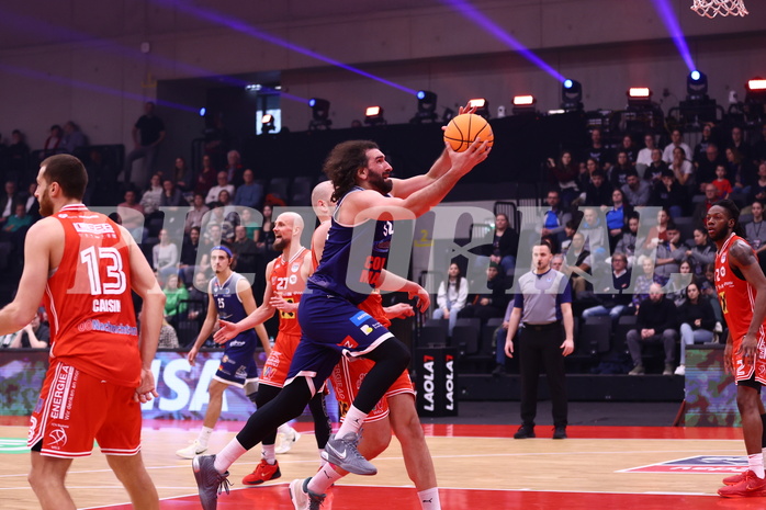 18.01.2025, Graz, Raiffeisen Sportpark, Basketball Austria Cup 2025, Final Four, Semifinale, Flyer Wels vs BBC Nord,  