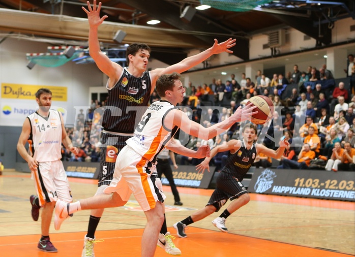 Basketball ABL 2015/16, Grunddurchgang 27.Runde BK Dukes Klosterneuburg vs. G