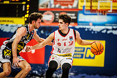 Basketball, win2day Basketball Superliga 2024/25, Grunddurchgang 9.Runde, Traiskirchen Lions, Gmunden Swans, Aleksej Kostic (6)