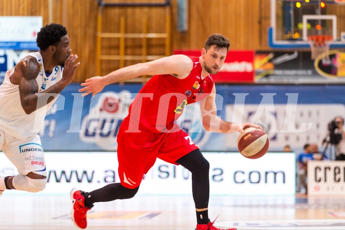 Basketball, ABL 2016/17, Grunddurchgang 21.Runde, Oberwart Gunners, WBC Wels, Davor Lamesic (7), Jamari Traylor (9)