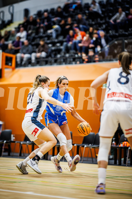 Basketball, Win2Day Basketball Damen Superliga 2023/24, Grunddurchgang 10.Runde, Vienna Timberwolves, DBB LZ OÖ, Milica Popovic (13)