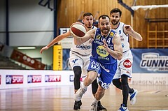 Basketball, ABL 2018/19, Playoff HF Spiel 1, Oberwart Gunners, Gmunden Swans, Enis Murati (4)