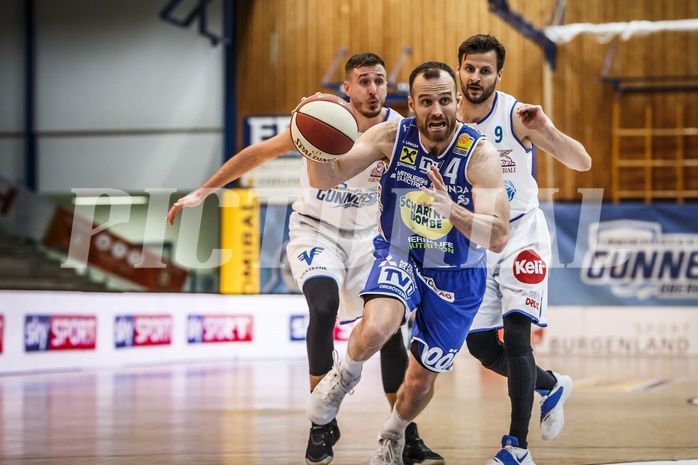 Basketball, ABL 2018/19, Playoff HF Spiel 1, Oberwart Gunners, Gmunden Swans, Enis Murati (4)